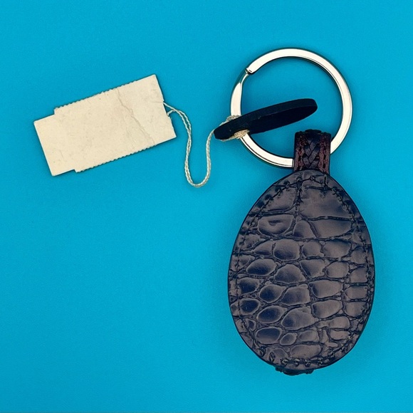 Brighton | Vintage 1990s Keychain | Leather Buckle | One World| New With Tags - Picture 2 of 3